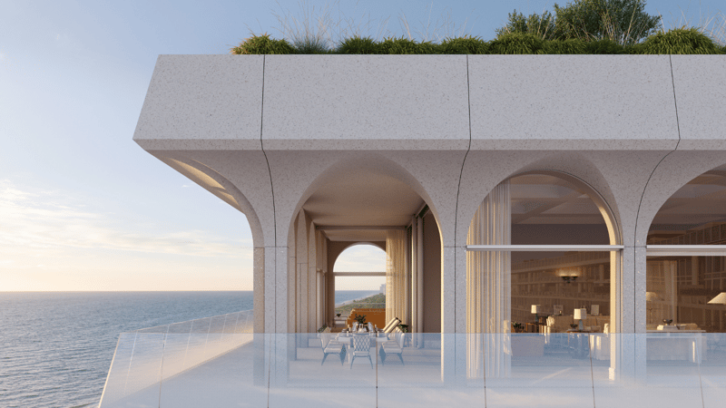Surf House penthouse terrace