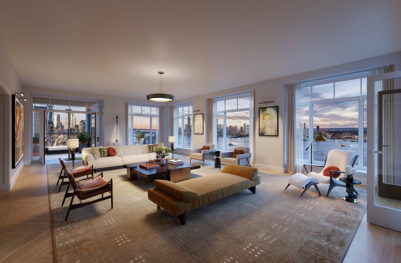 West Tower Upper Living Room